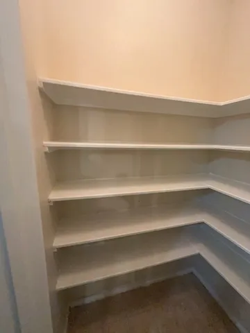 a view of a room with shelf