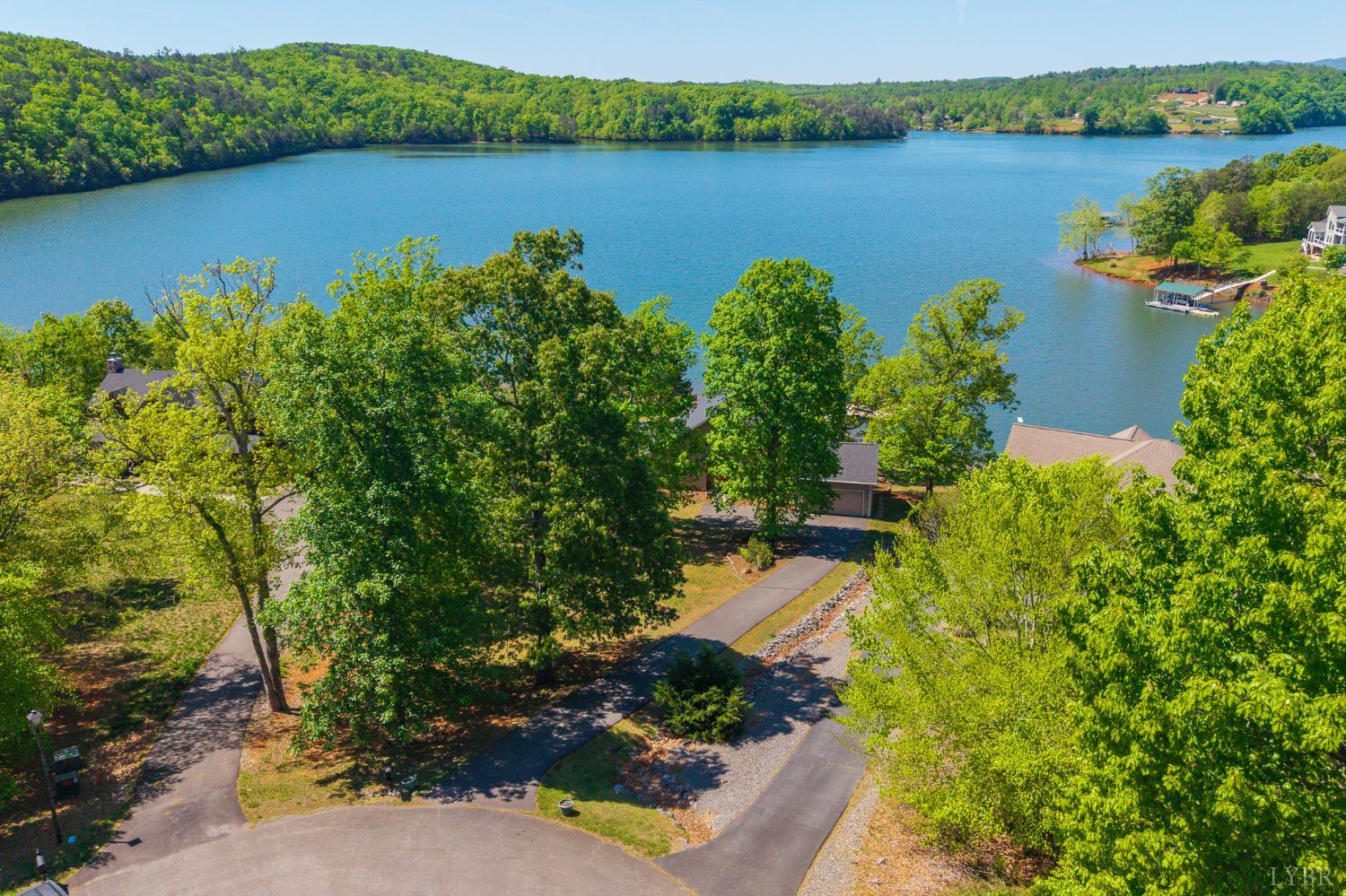 1269 Runaway Bay Road Lynch Station, VA 24571 - Photo 79 of 82 an aerial view of a houses with lake view