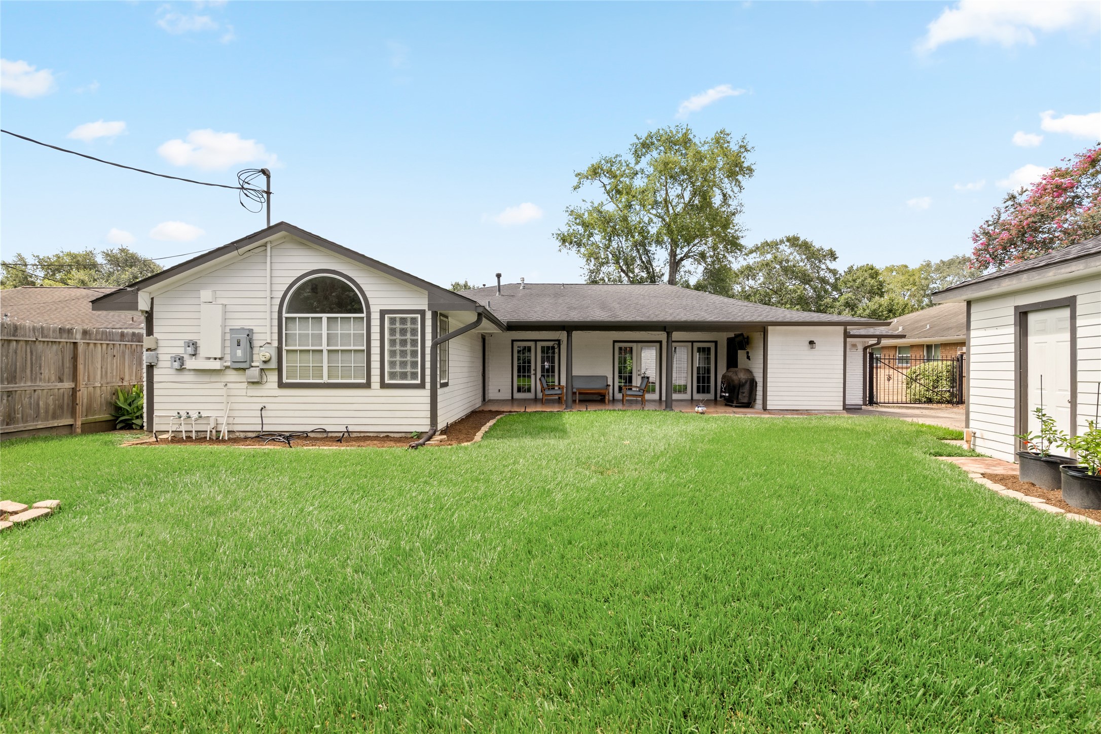 5614 Edith Street Houston, TX 77081 - Photo 17 of 19 Another view of the backyard.