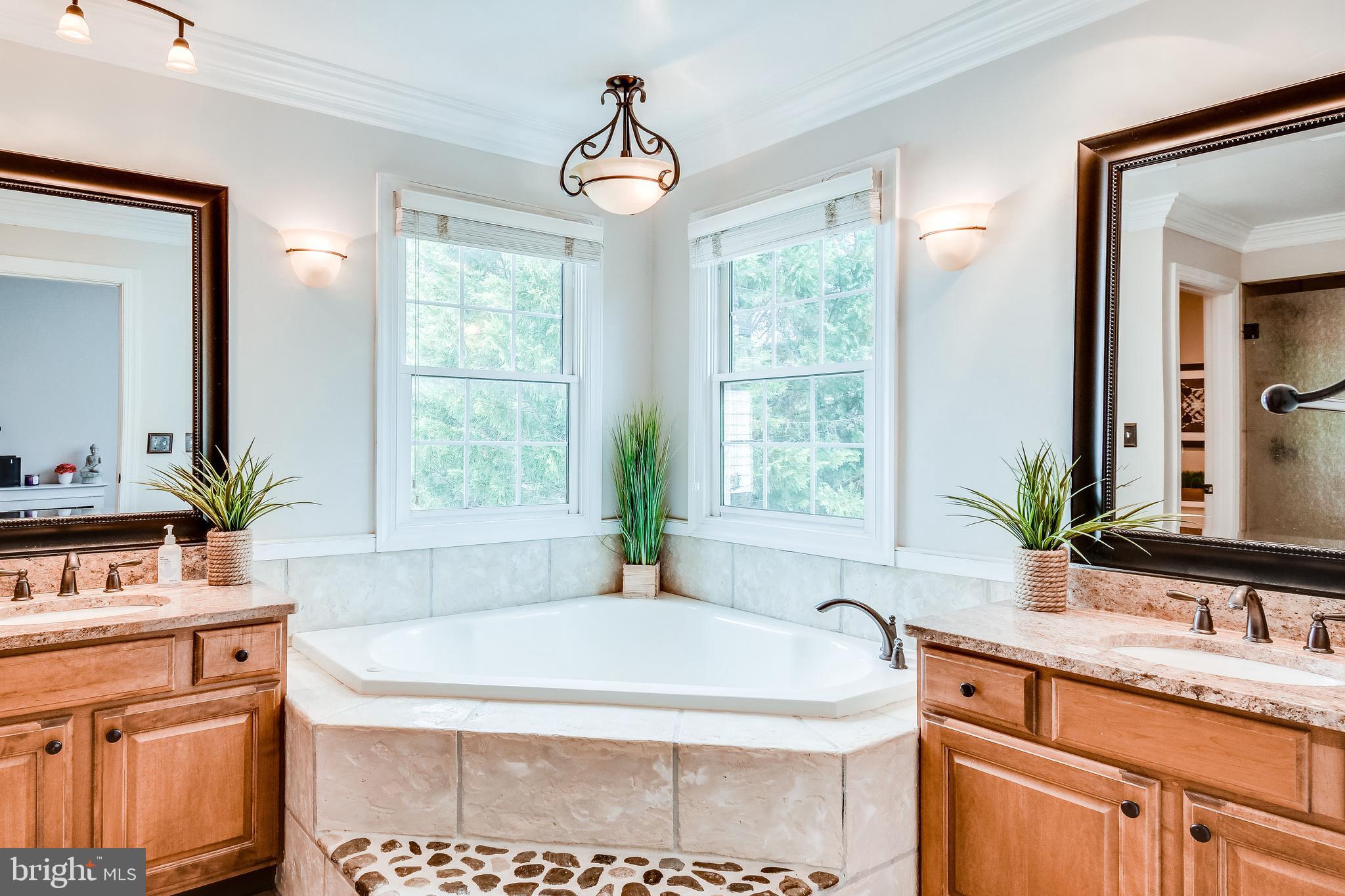 43327 Ritter Lane Chantilly, VA 20152 - Photo 33 of 65 Separate vanities w/ soaking tub