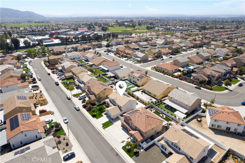 12875 Wainwright Lane Moreno Valley, CA 92555 - Photo 36 of 37 an aerial view of a city with lots of residential buildings