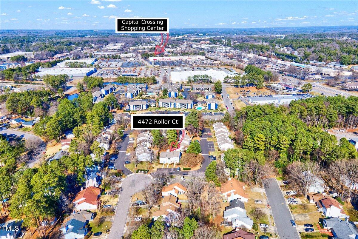 4472 Roller Court Raleigh, NC 27604 - Photo 32 of 35 Aerial View