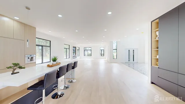 an empty room with window