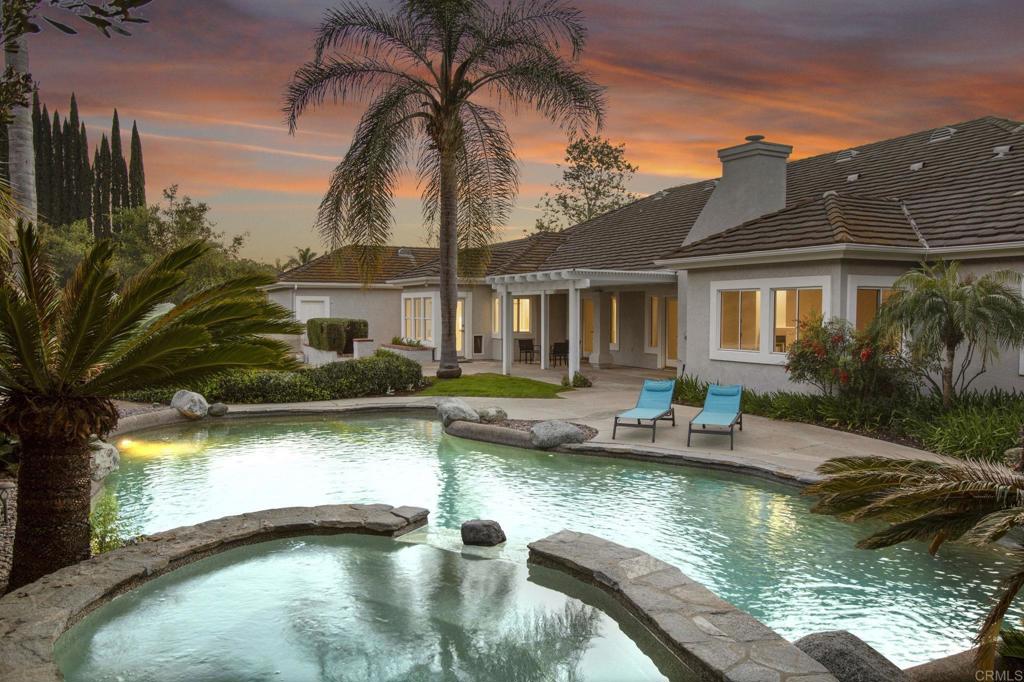 4286 La Canada Road Fallbrook, CA 92028 - Photo 3 of 60 a view of a house with swimming pool and a yard