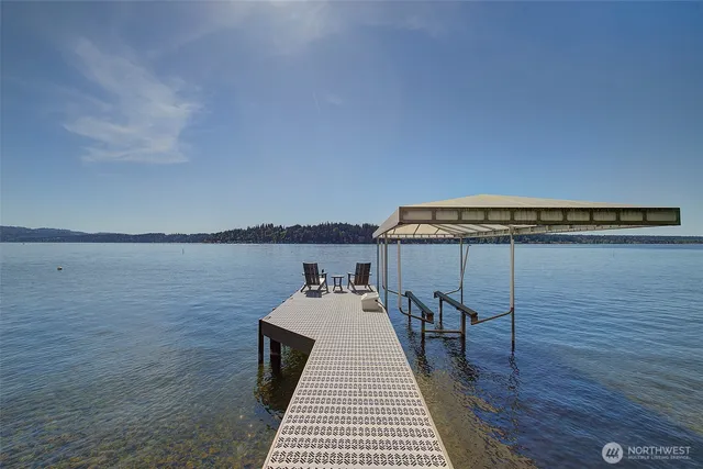 a view of balcony with seating space