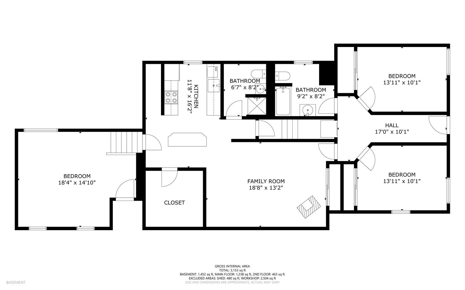 277 Wooster Hill Road Rome, ME 04963 - Photo 46 of 49 Floor plan