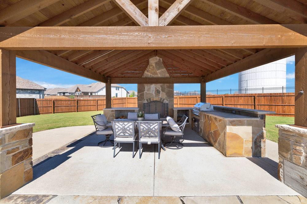 2044 Longbridge Road Forney, TX 75126 - Photo 33 of 40 a outdoor space with patio lots of furniture