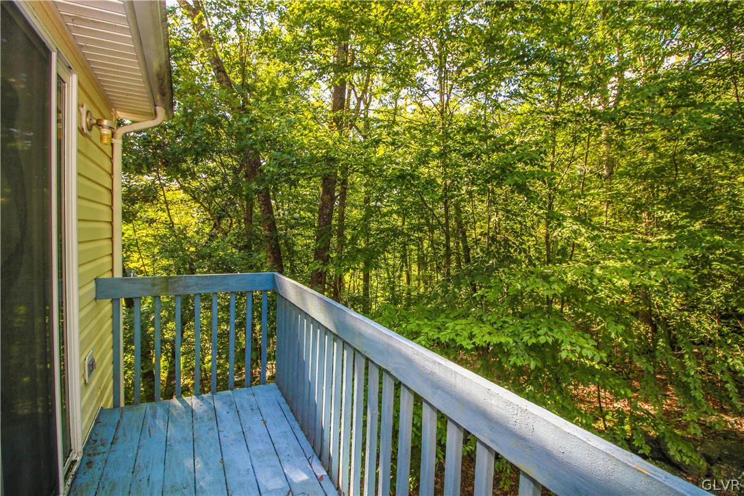 4219 Winchester Way Bushkill, PA 18324 - Photo 36 of 49 a view of a balcony with wooden floor