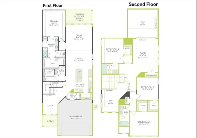 a picture of a floor plan