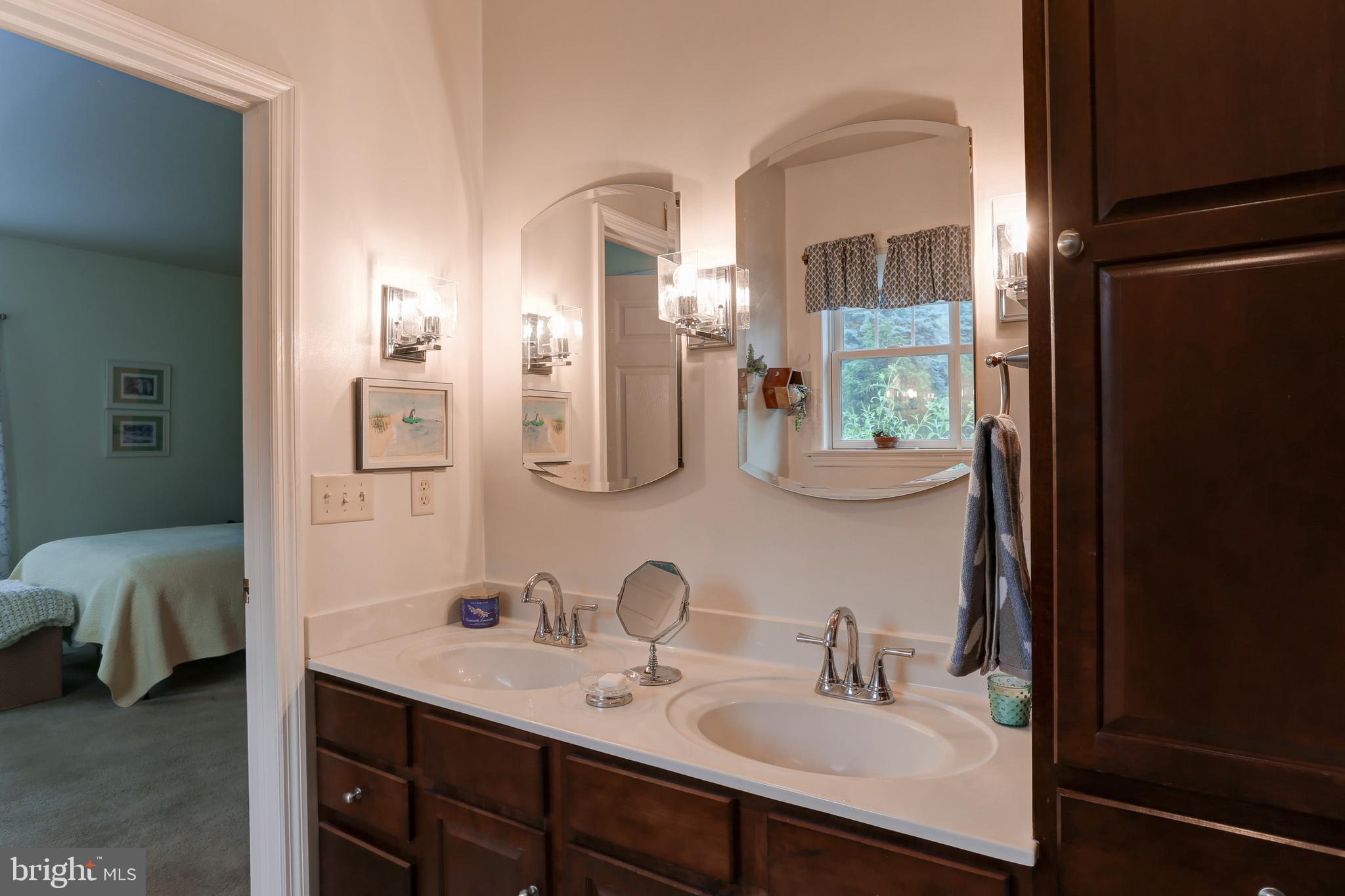10 Elser Hill Road Lititz, PA 17543 - Photo 27 of 63 a en suite bathroom with a double vanity sink and mirror