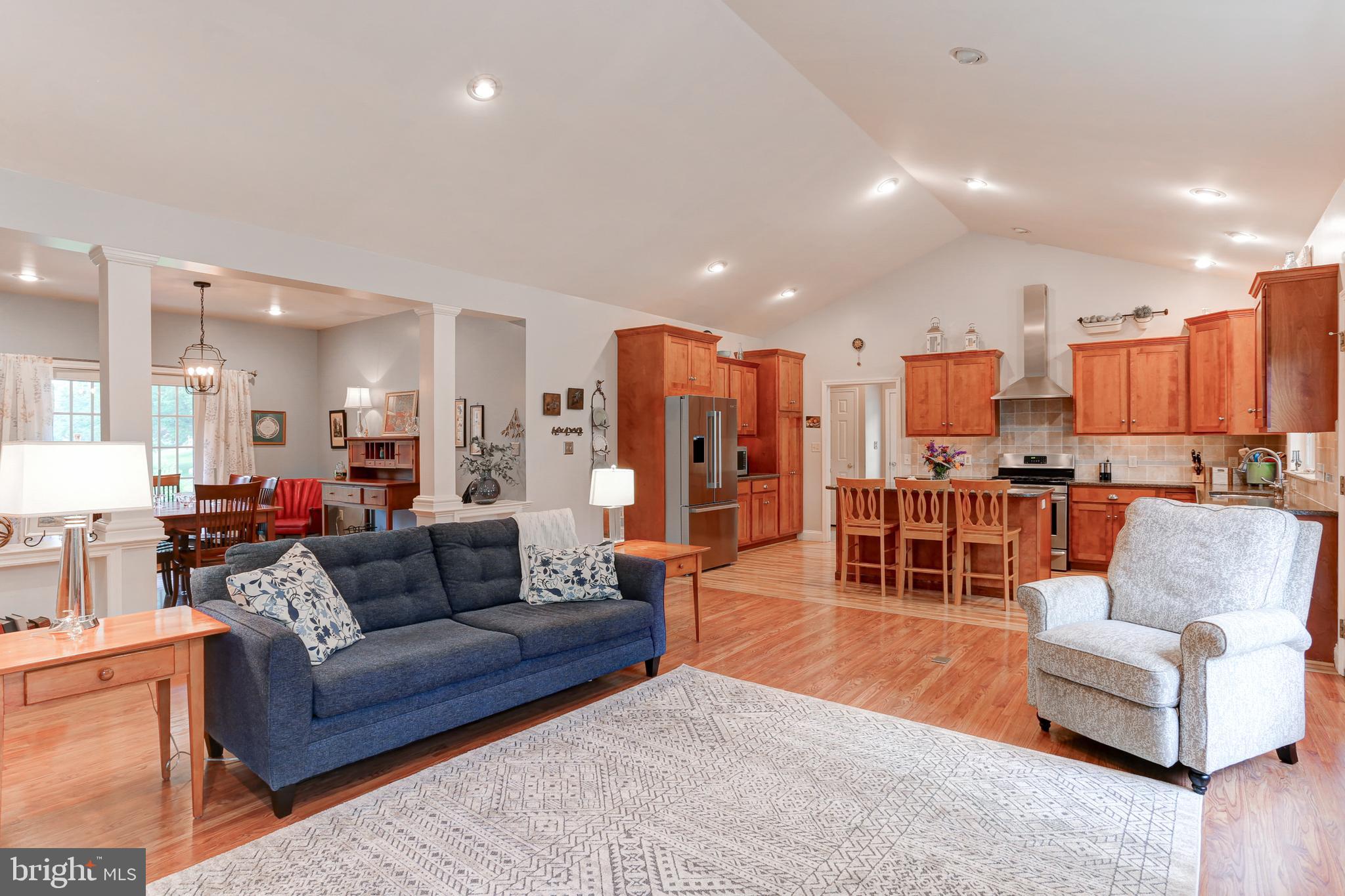 10 Elser Hill Road Lititz, PA 17543 - Photo 7 of 63 a living room with furniture and kitchen view