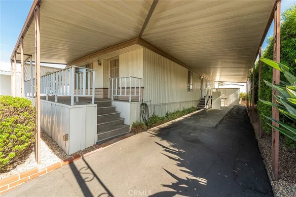 a view of a porch