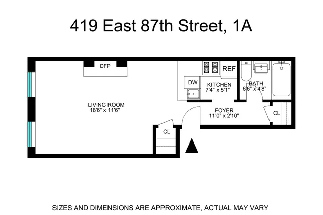 $289,000 | 419 East 87th Street, Unit 1A | Upper East Side