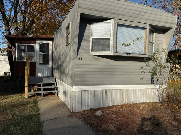 a view of front door of house
