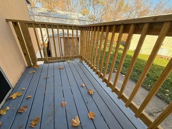 a view of wooden floor