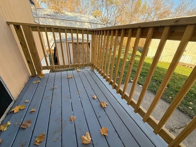a view of wooden floor