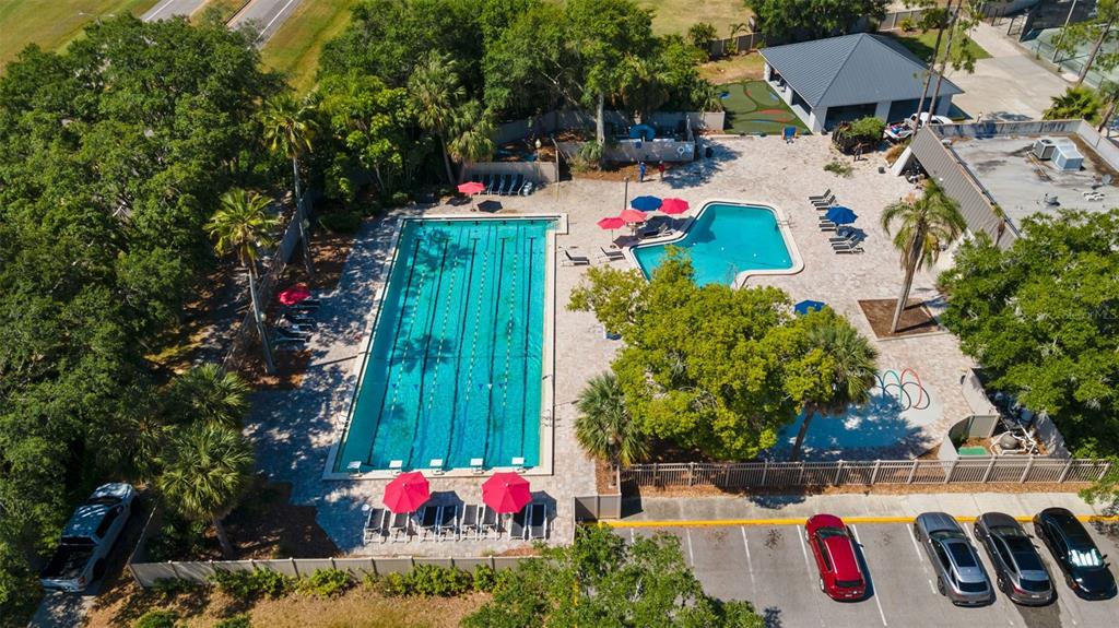 219 Cypress Court, Unit 219 Oldsmar, FL 34677 - Photo 33 of 34 an aerial view of a house with yard