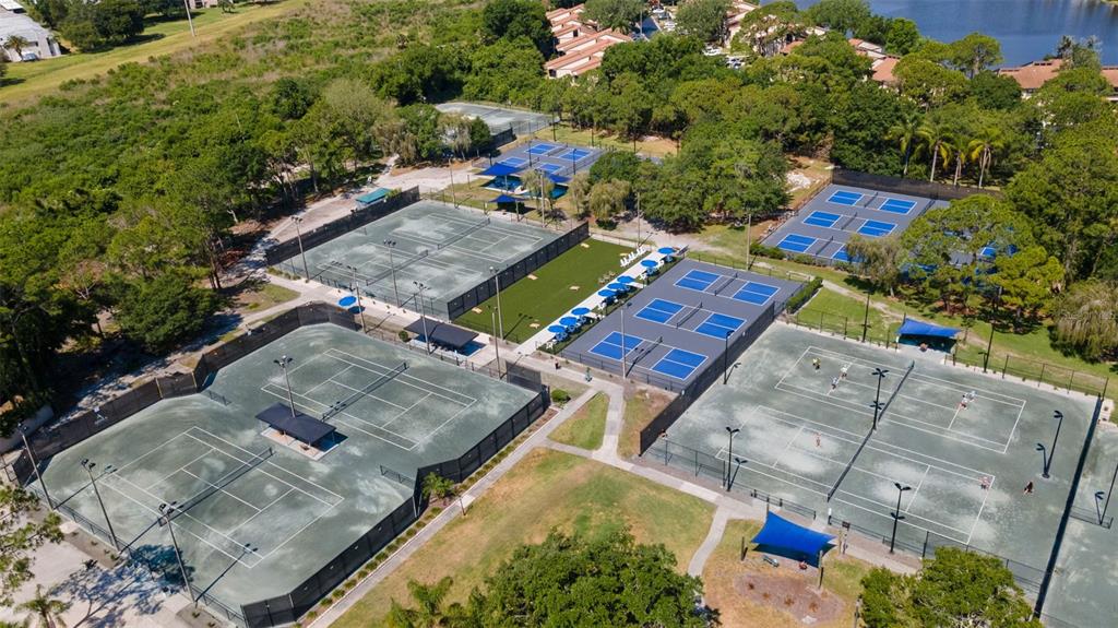 219 Cypress Court, Unit 219 Oldsmar, FL 34677 - Photo 34 of 34 an aerial view of a house with a garden