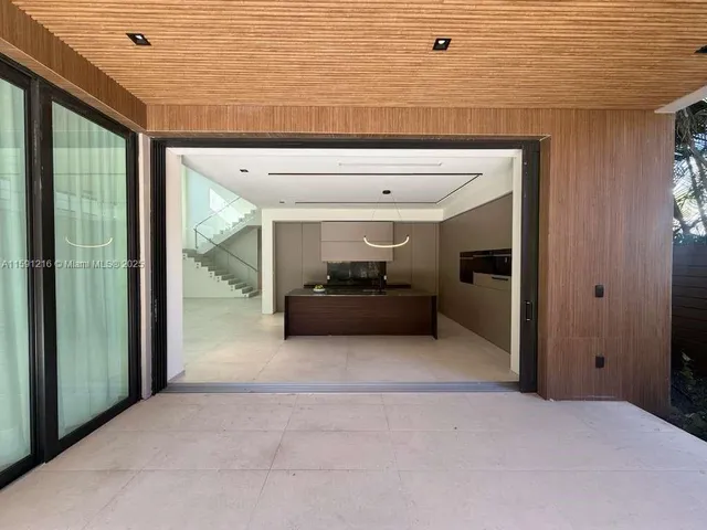 a view of an empty room