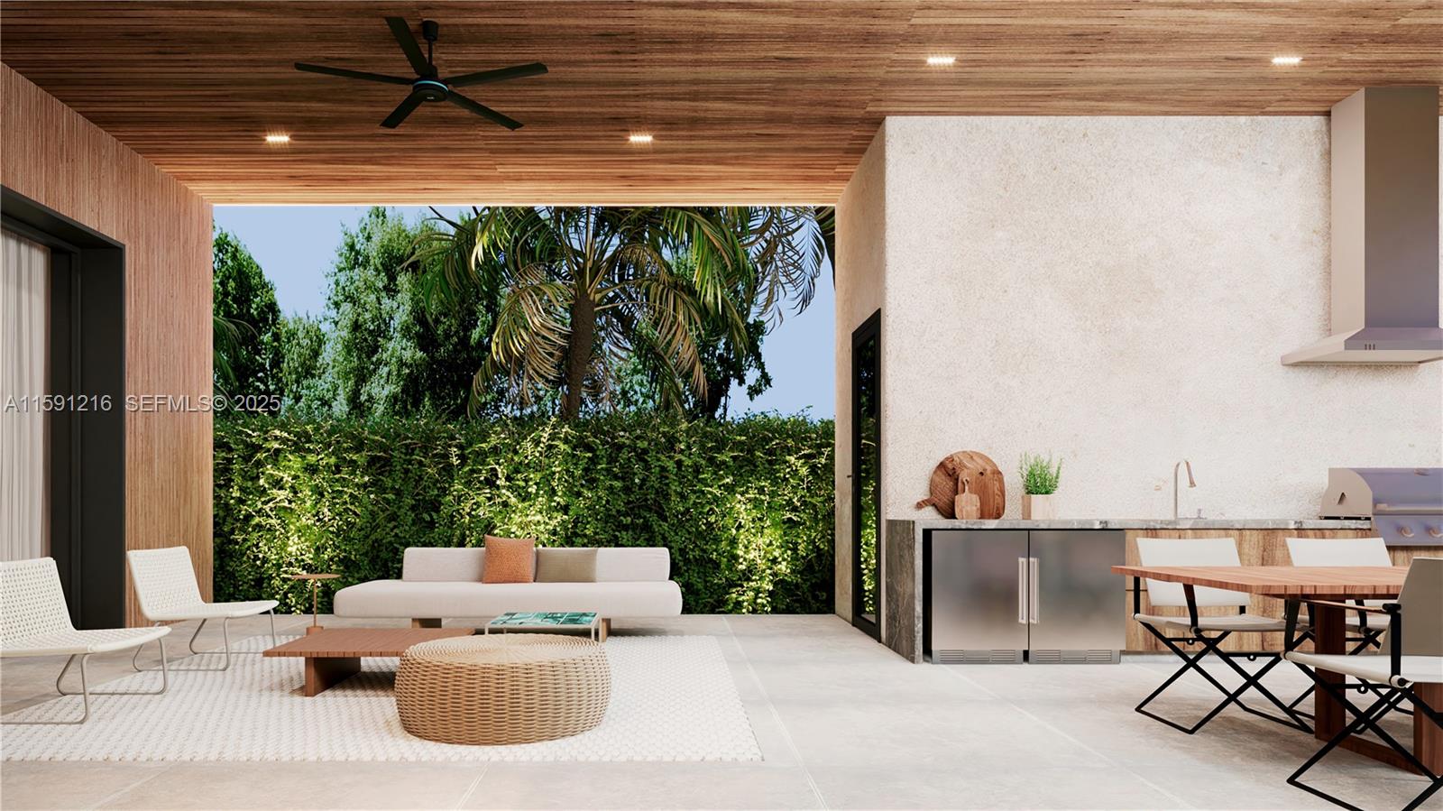 135 Southwest 29th Road Miami, FL 33129 - Photo 28 of 69 a outdoor living space with furniture and a potted plant