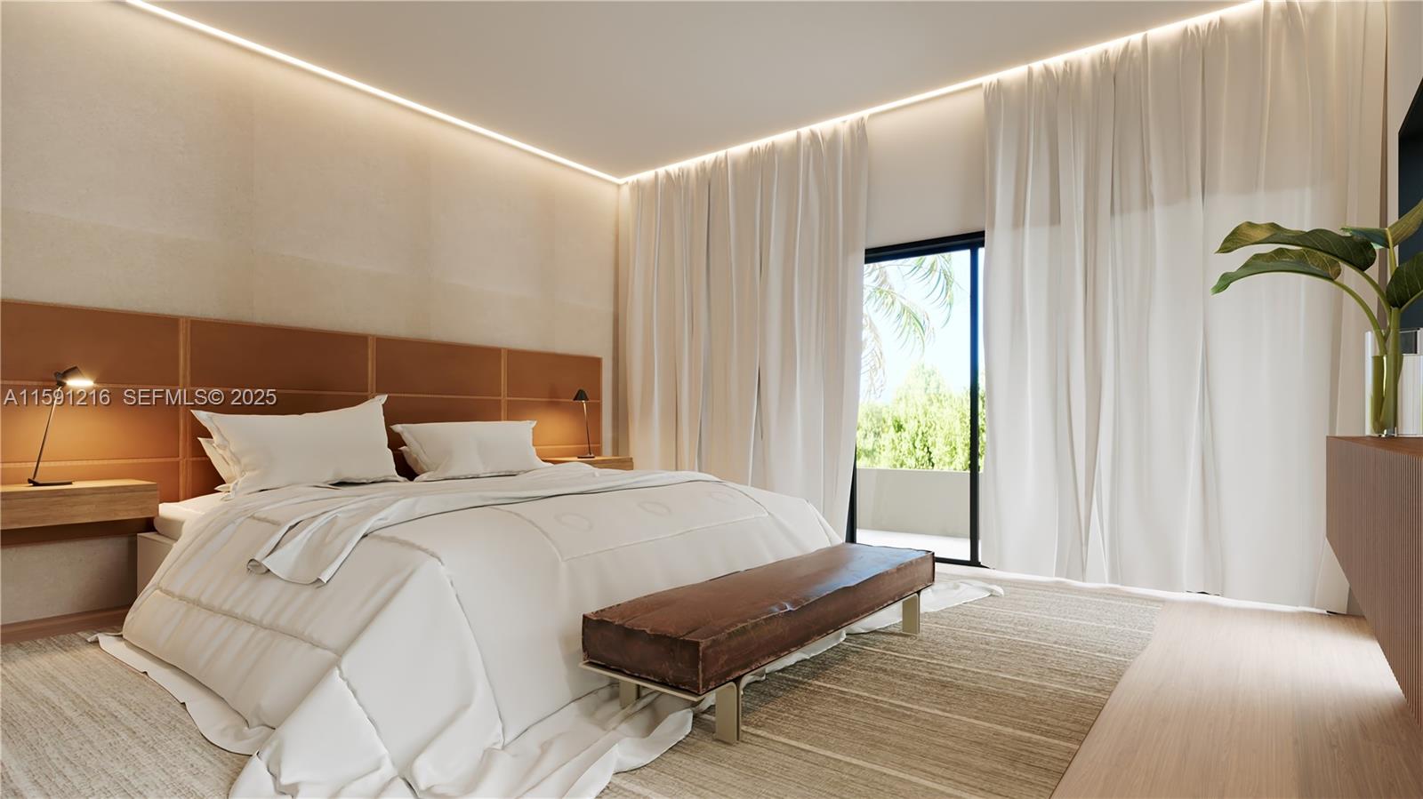 135 Southwest 29th Road Miami, FL 33129 - Photo 39 of 69 a bedroom with a bed and a window