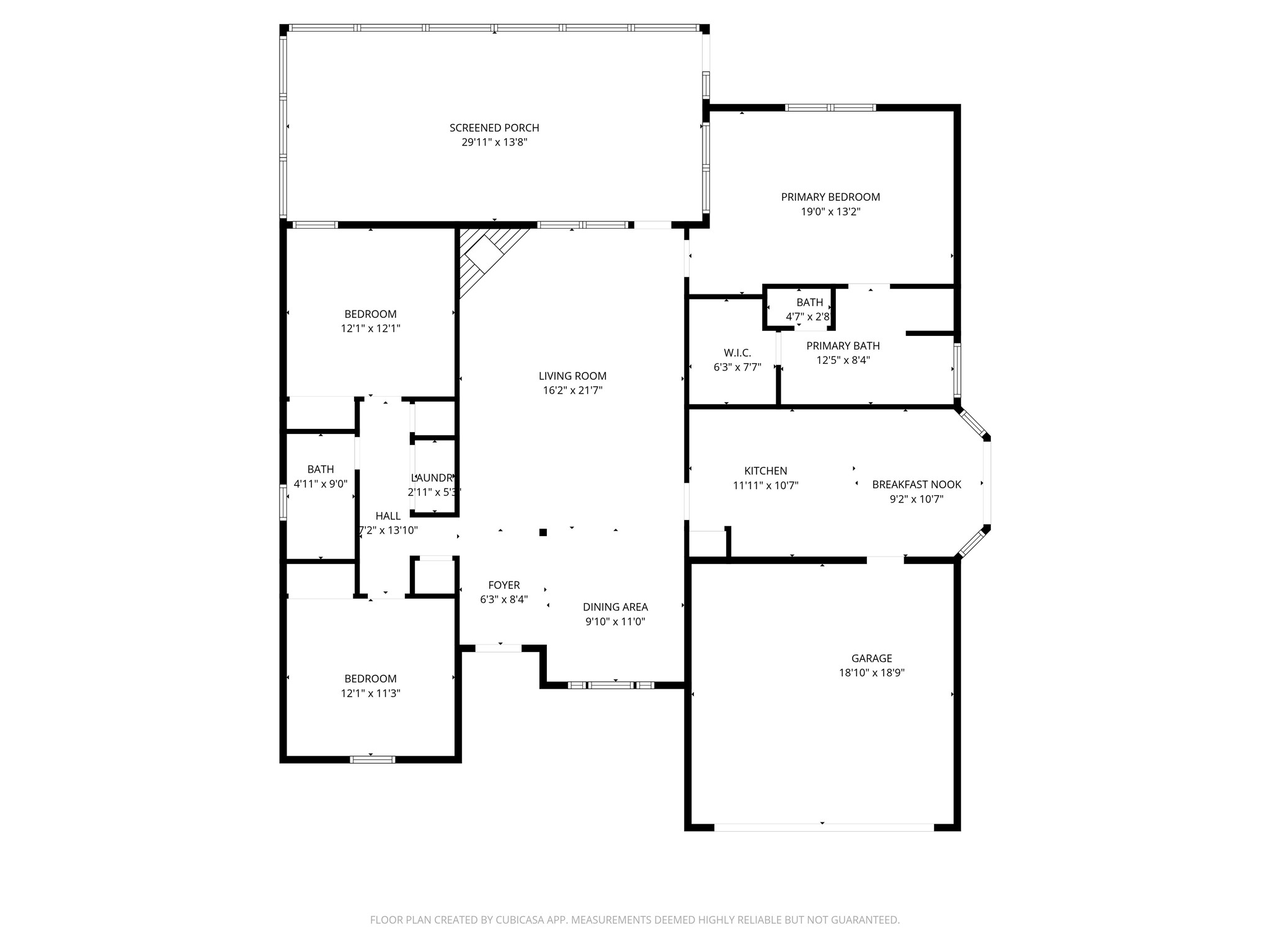 21719 Long Castle Drive Spring, TX 77388 - Photo 19 of 19 Floorplan for 21719 Long Castle Drive.