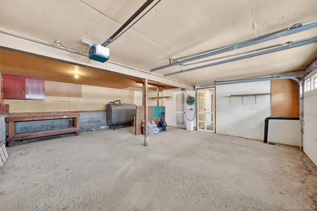 a view of a street with wooden stairs