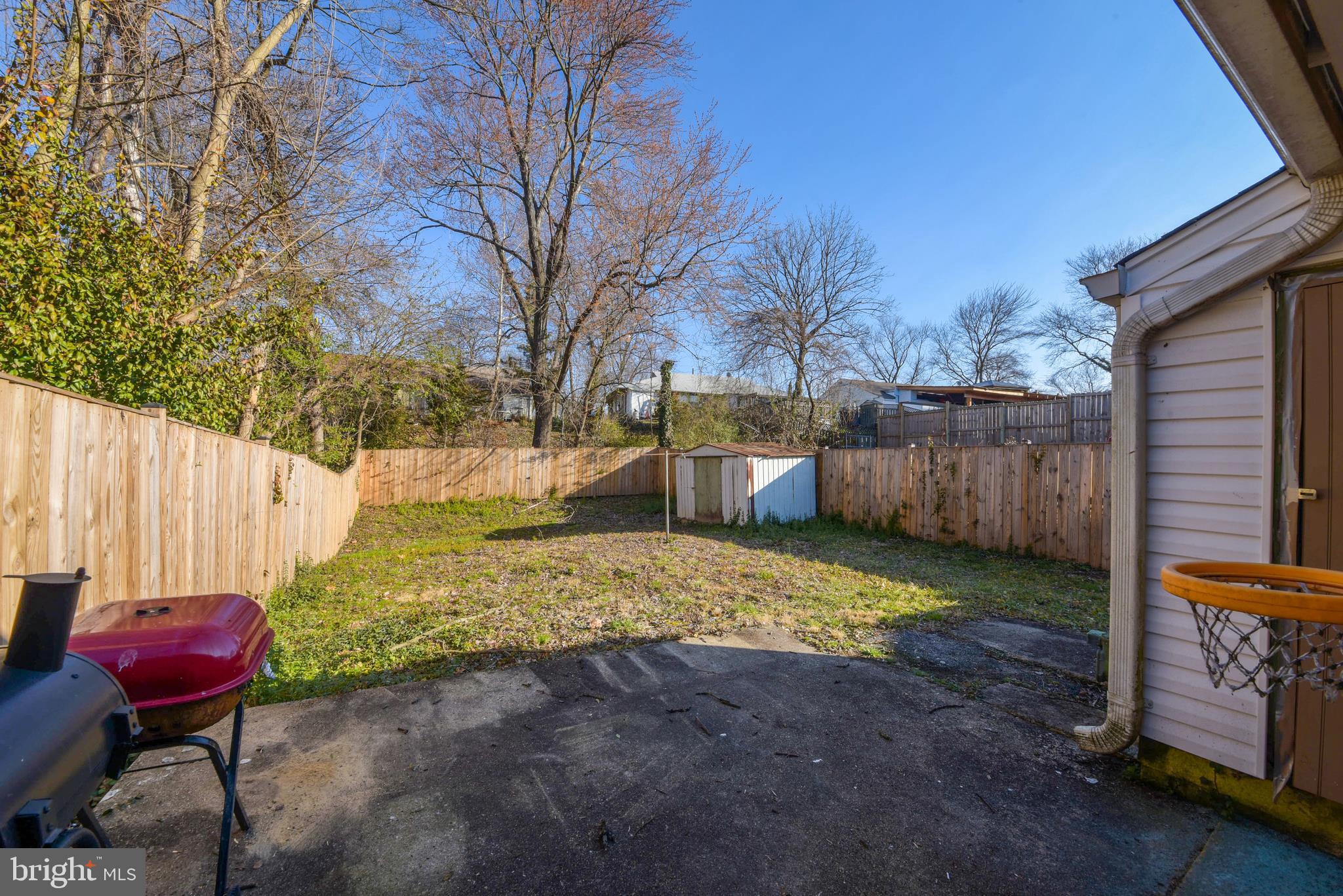 7730 Oxman Road Landover, MD 20785 - Photo 14 of 16 Fenced Rear Yard