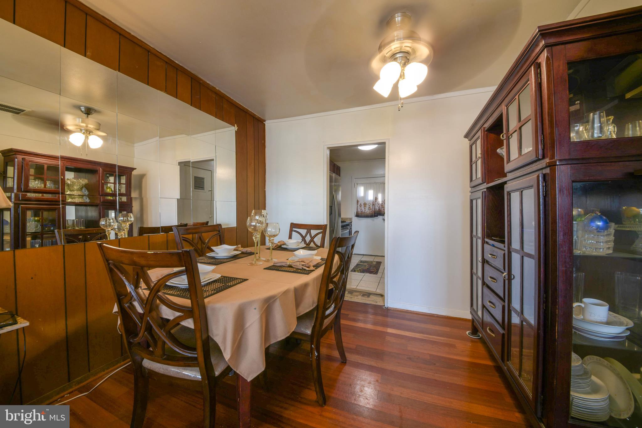7730 Oxman Road Landover, MD 20785 - Photo 3 of 16 Dining Room With Hardwood Floors