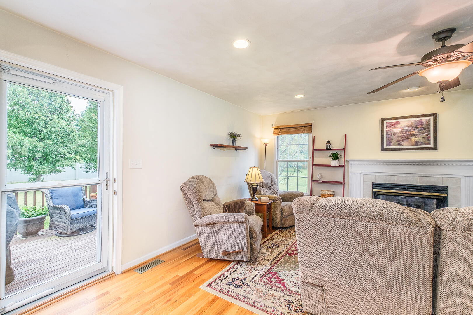 90 Oak Drive Blue Ridge, VA 24064 - Photo 11 of 38 a living room with furniture and a fireplace