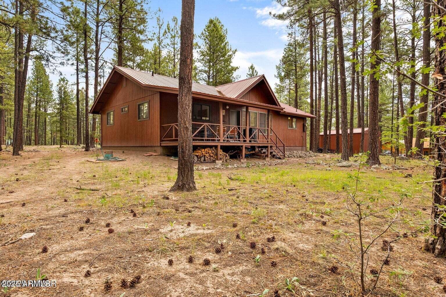 4 County Road 2089 Alpine, AZ 85920 - Photo 39 of 48 a house with trees in front of it