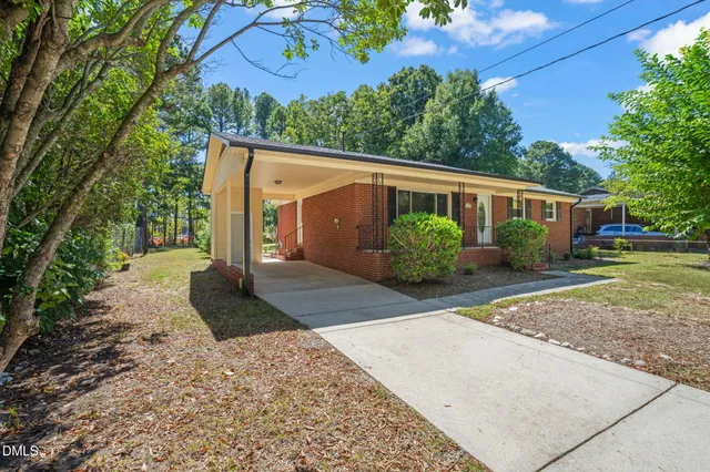 a view of outdoor space with deck and furniture