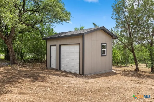 a house with a outdoor space