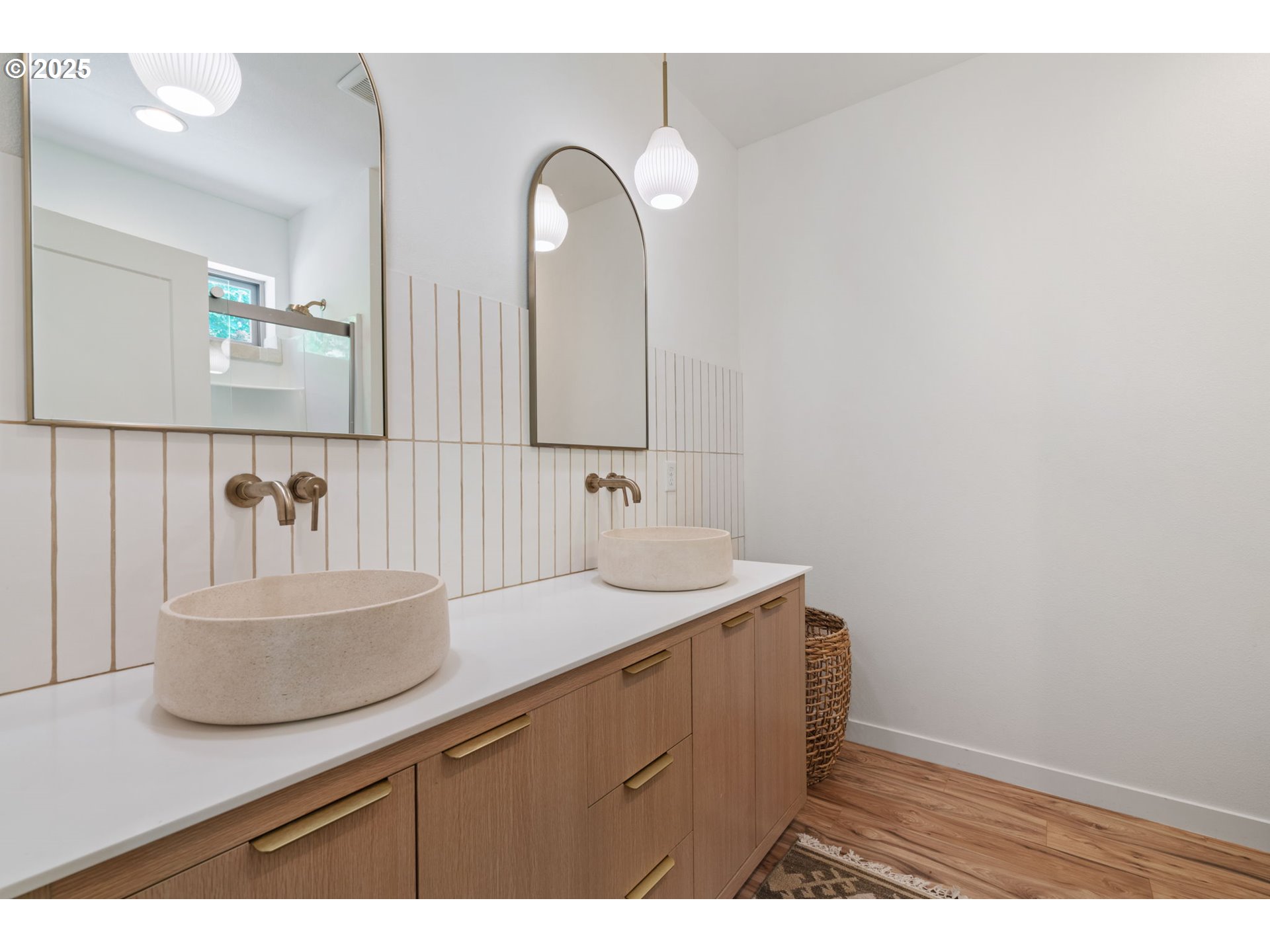 5601 Lewis River Road Ariel, WA 98603 - Photo 24 of 48 a bathroom with a sink and a mirror