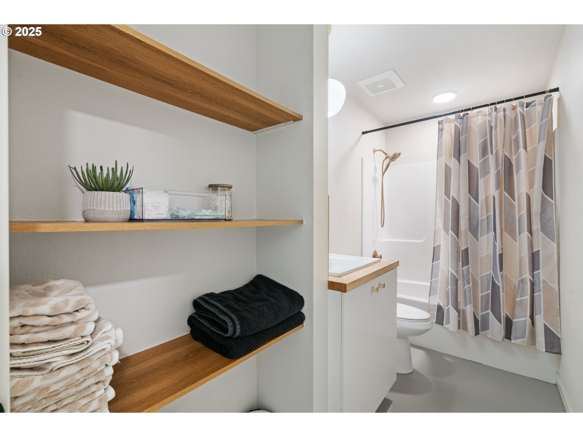 5601 Lewis River Road Ariel, WA 98603 - Photo 36 of 48 a black and white photo of a bedroom