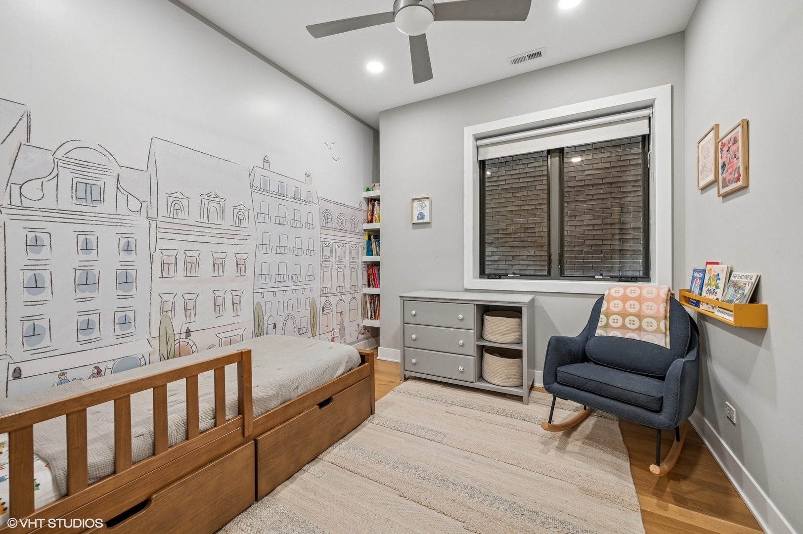 1156 West Ohio Street, Unit 2E Chicago, IL 60642 - Photo 22 of 30 a spacious bedroom with furniture and a window