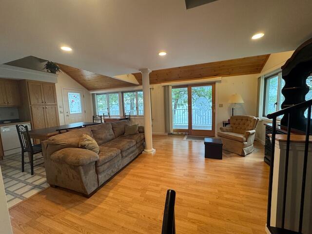 320 Redcedar Lane Sidney, ME 04330 - Photo 14 of 59 Livingroom overlooking deck