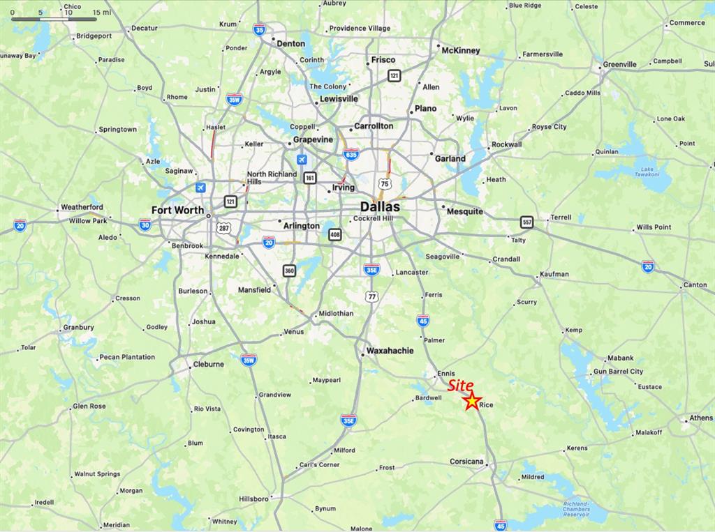 8.06 Interstate 45 Highway Rice, TX 75155 - Photo 8 of 10 LOCATION