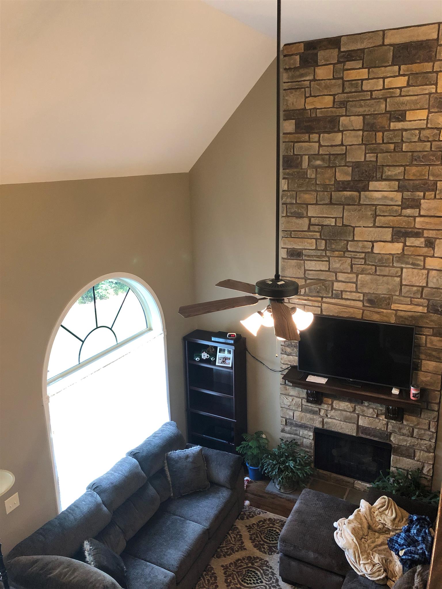 490 Salem Ridge Road Clarksville, TN 37040 - Photo 14 of 22 Another view of Living Room from the upstairs landing