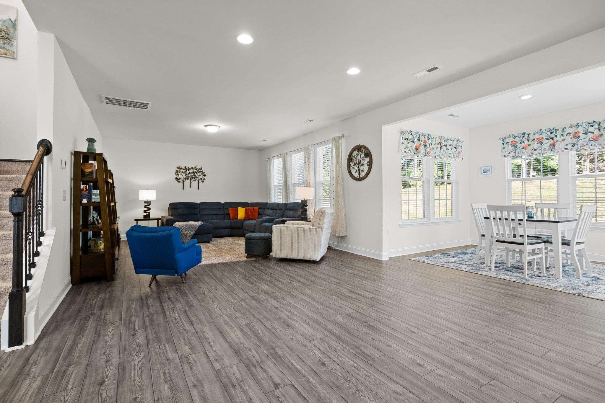 816 Heartpine Drive Mebane, NC 27302 - Photo 17 of 56 a living room with furniture and wooden floor