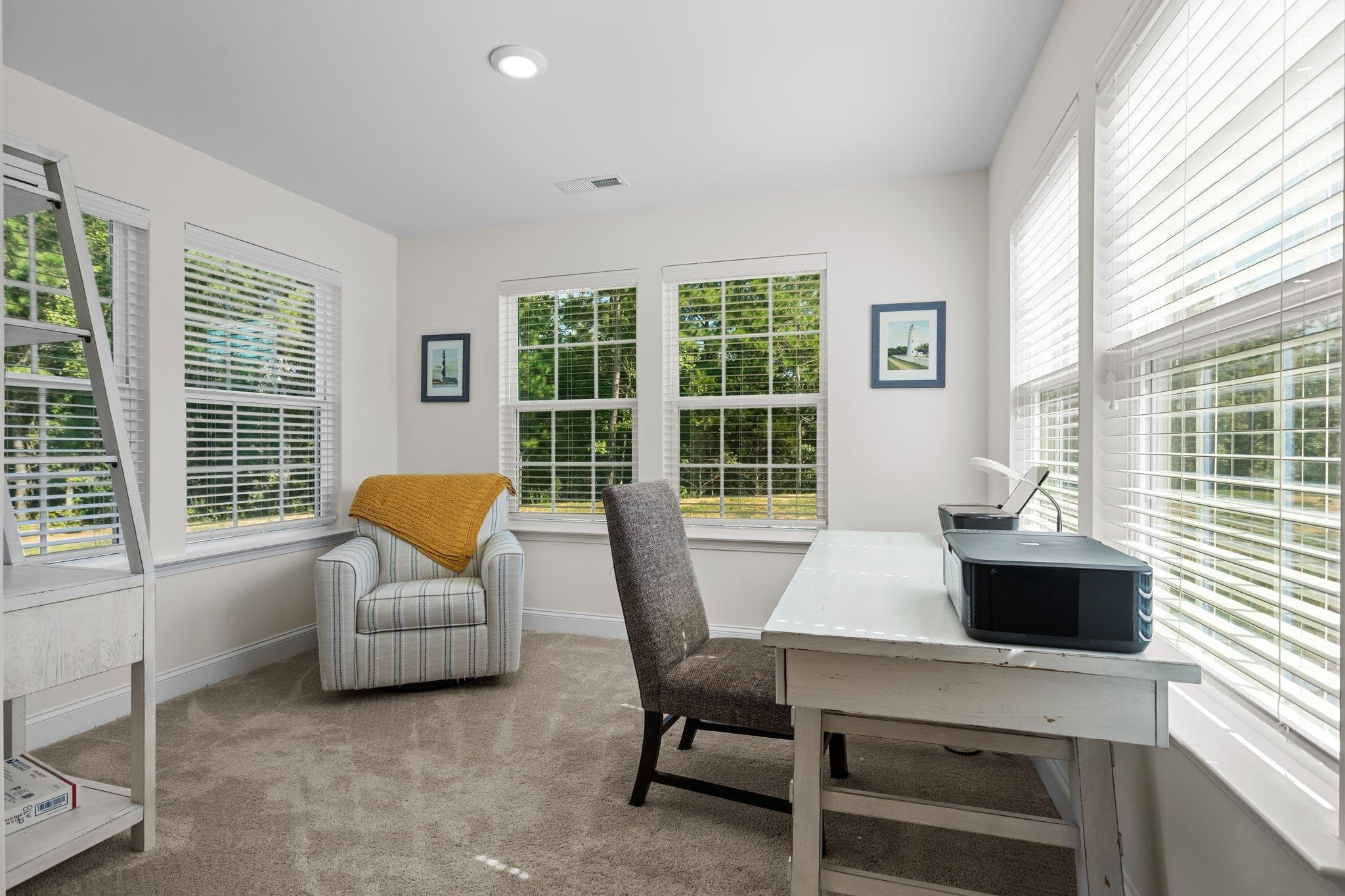 816 Heartpine Drive Mebane, NC 27302 - Photo 31 of 56 a view of a workspace with furniture and a window