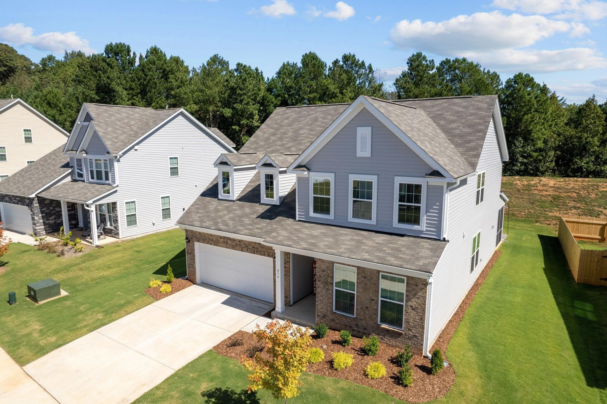 816 Heartpine Drive Mebane, NC 27302 - Photo 4 of 56 a aerial view of a house with a yard
