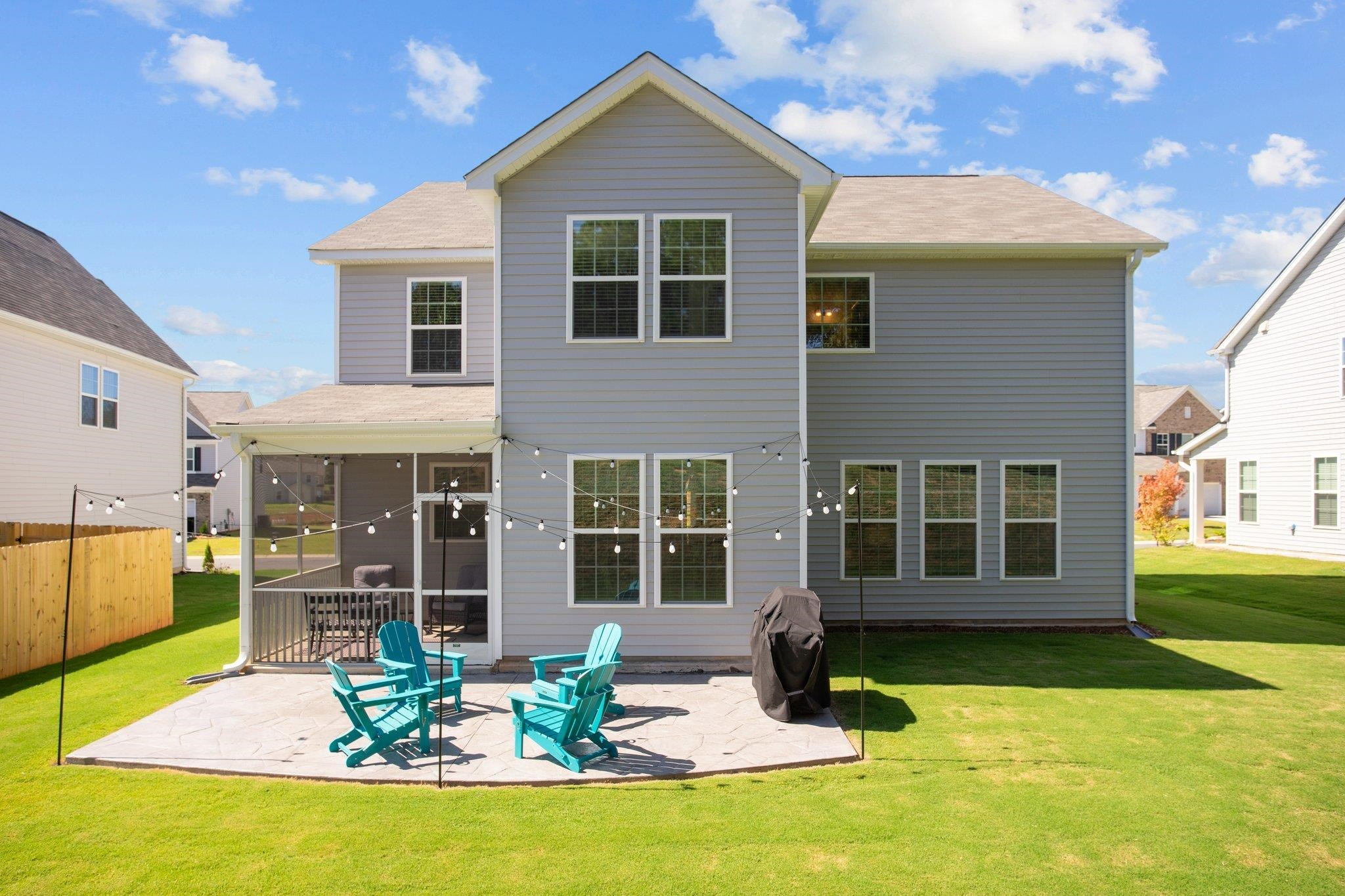 816 Heartpine Drive Mebane, NC 27302 - Photo 47 of 56 a view of a house with pool and sitting area