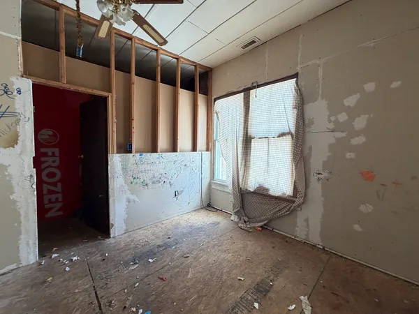 a view of an empty room