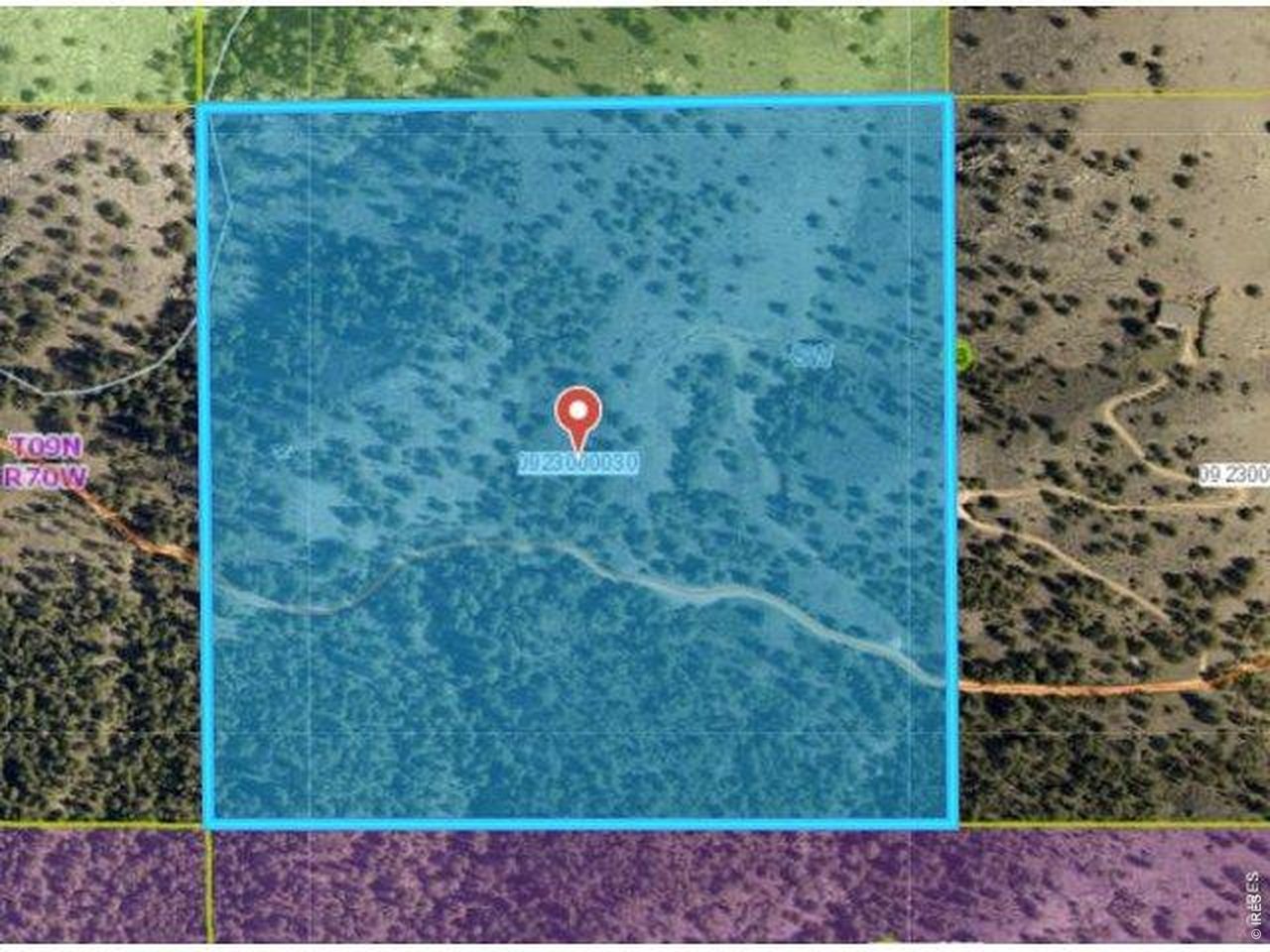 5771 Obenchain Road Laporte, CO 80535 - Photo 36 of 36 The lot lines are approximate. Please view the land survey in "Documents" tab.