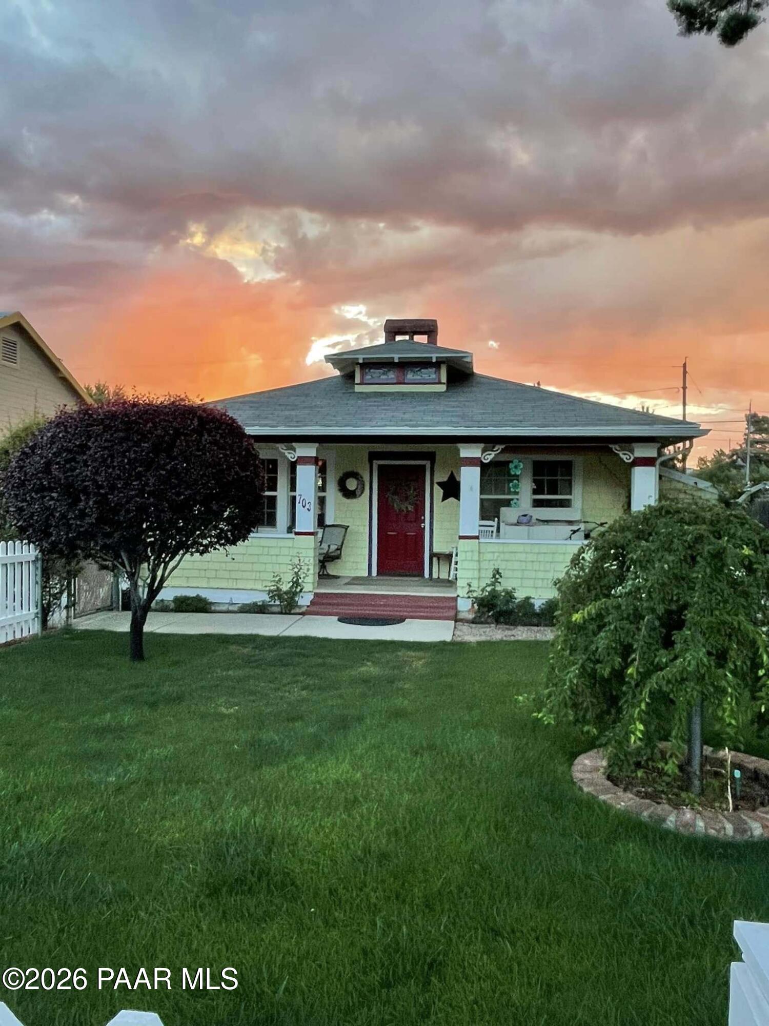 703 Ruth Street Prescott, AZ 86301 - Photo 3 of 26 Front at Dusk
