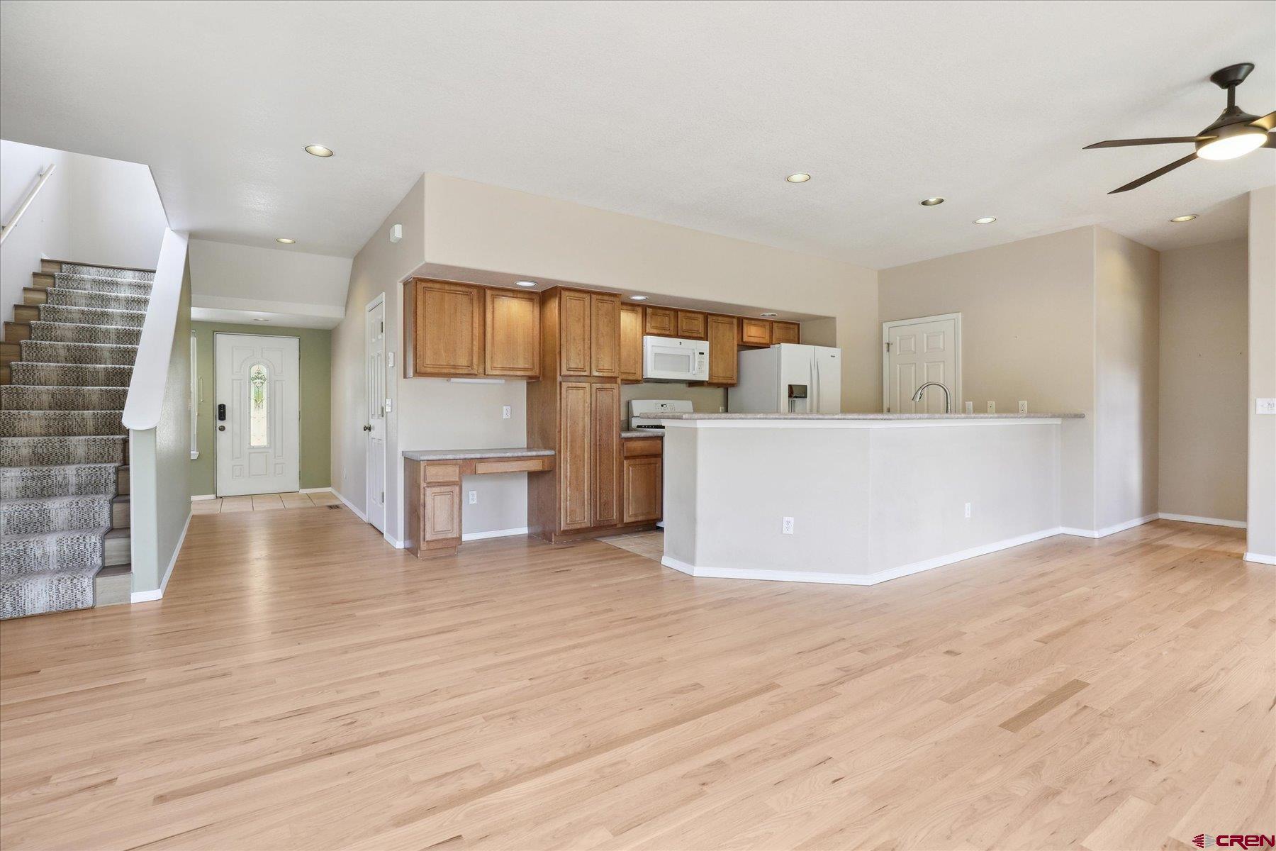 331 Jenkins Ranch Road Durango, CO 81301 - Photo 5 of 35 a view of kitchen with furniture and wooden floor