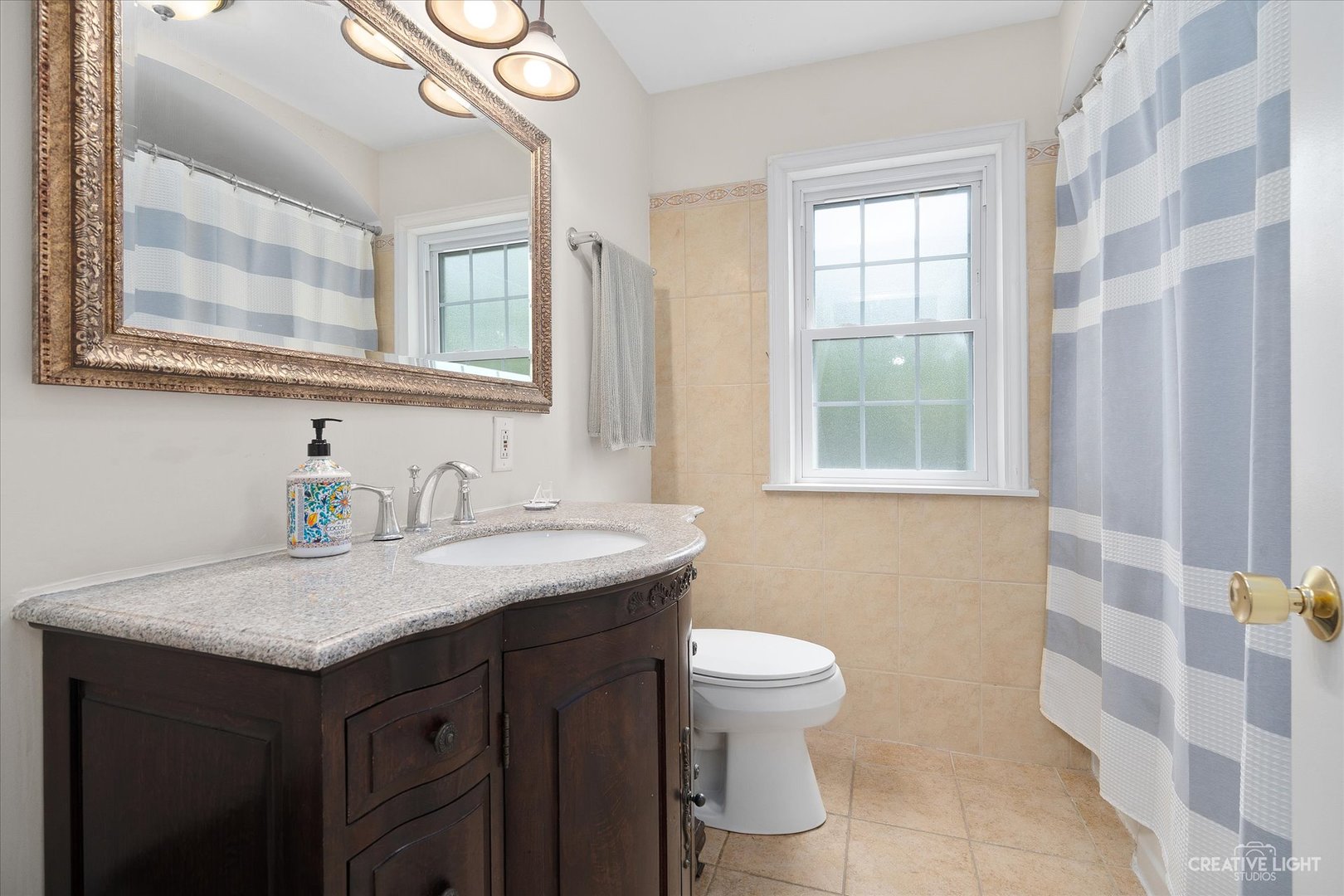 735 East Golf Road Des Plaines, IL 60016 - Photo 23 of 31 a bathroom with a sink a toilet and a mirror