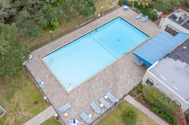 an aerial view of a city with lots of residential buildings