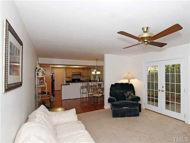 4301 Hickory Ridge Drive Raleigh, NC 27609 - Photo 11 of 25 The sellers recently removed an unattractive half wall between the family room and breakfast area - this really opened up the space and added a more contemporary feel to the space. Den/Family/Great Room